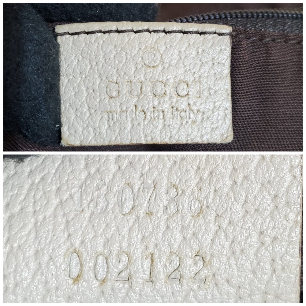 GUCCI Monogram Medium Abbey Shoulder Bag Off White - Picture 3 of 11